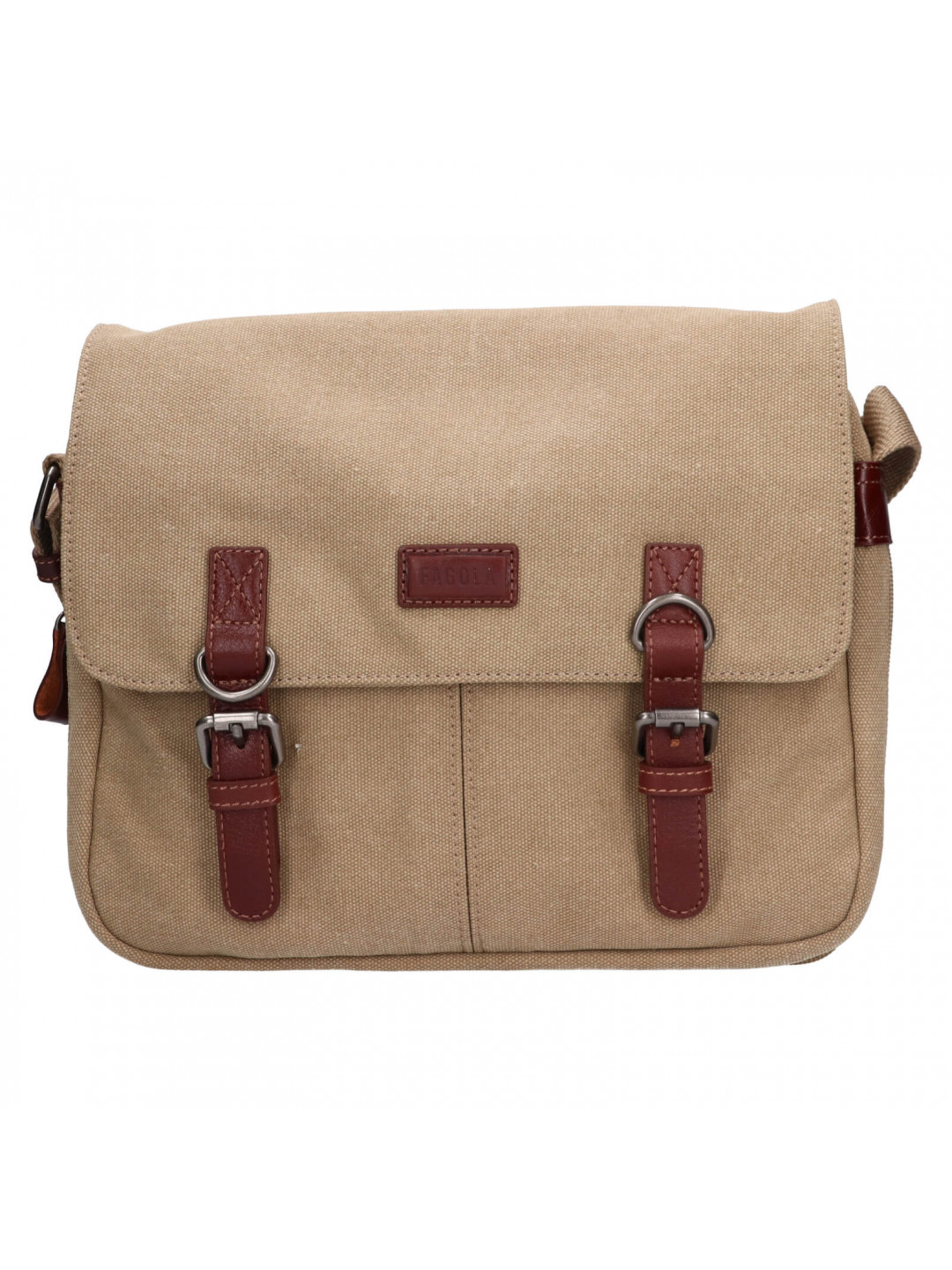 Pánská taška přes rameno Fagola Paris – béžová